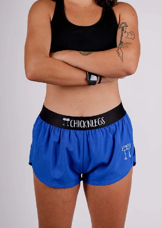 Women's Royal Blue 1.5"" Split Shorts