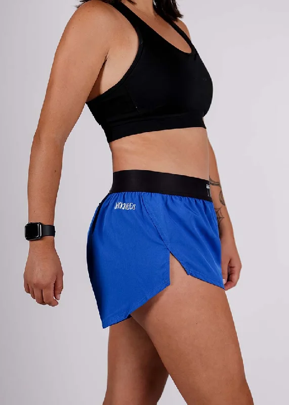 Women's Royal Blue 1.5"" Split Shorts