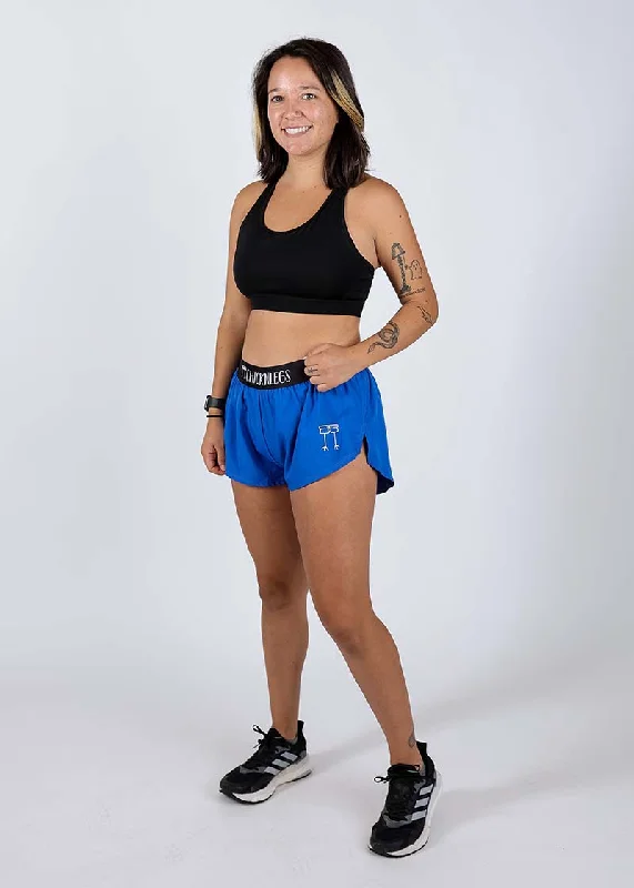 Women's Royal Blue 1.5"" Split Shorts