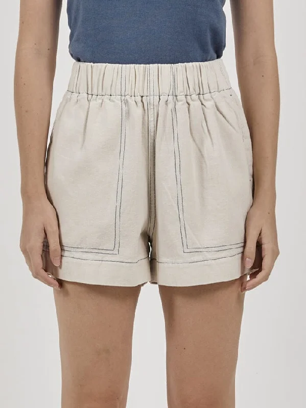 Ease Utility Short - Vintage Bone / Botanical Blue