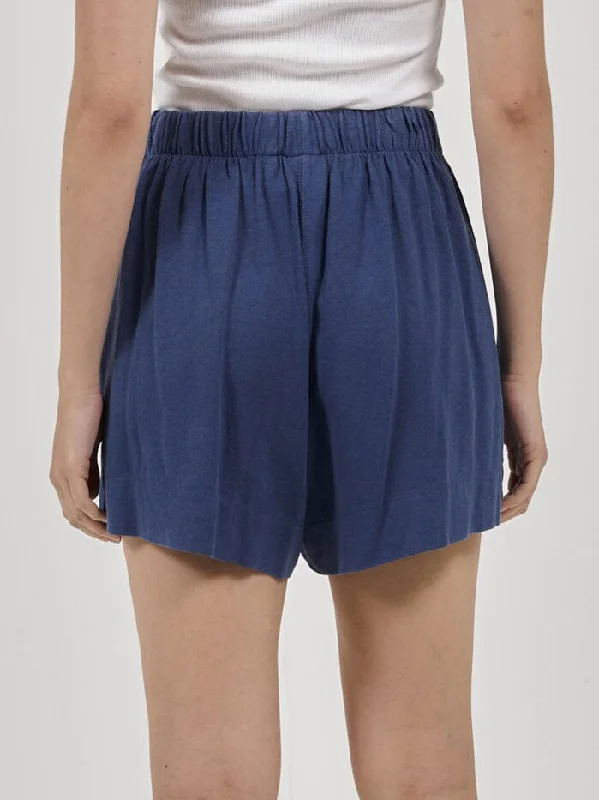 Hemp Lounge Short - Botanical Blue