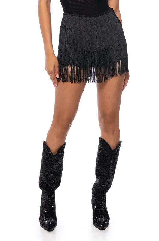 LOSE CONTROL FRINGE SHORT