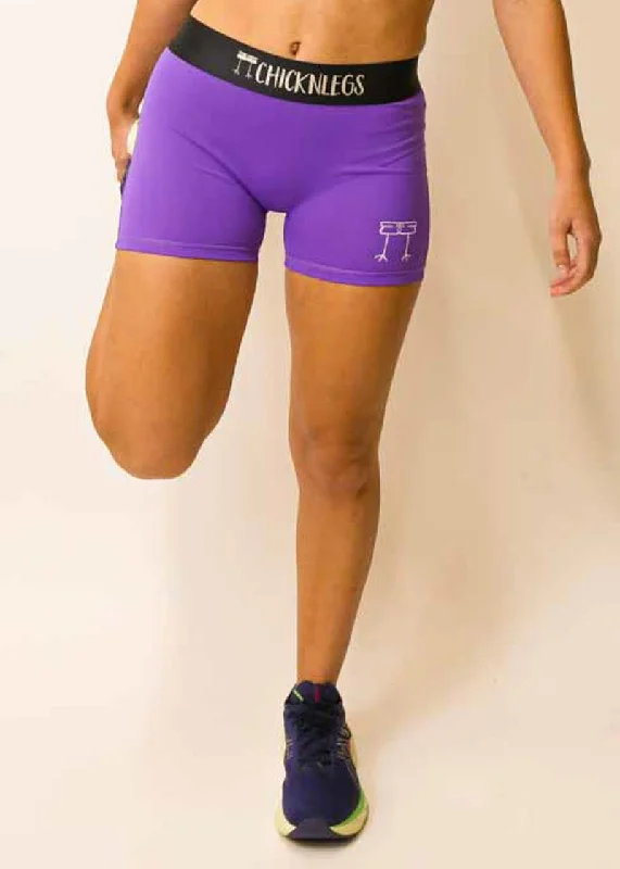 Women's Purple 3"" Compression Shorts