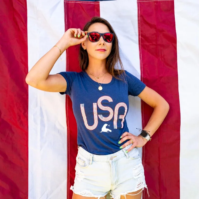 Women's USA Fourth Triblend Tee