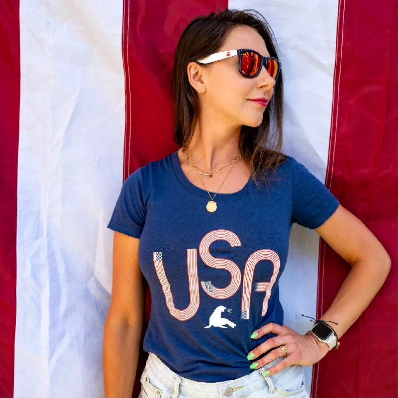 Women's USA Fourth Triblend Tee