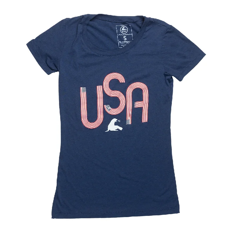 Women's USA Fourth Triblend Tee