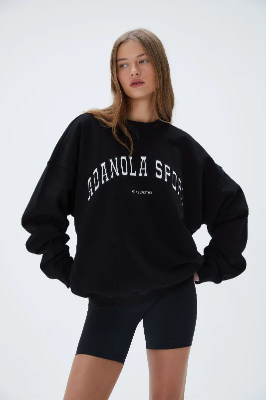 AS Oversized Sweatshirt - Black