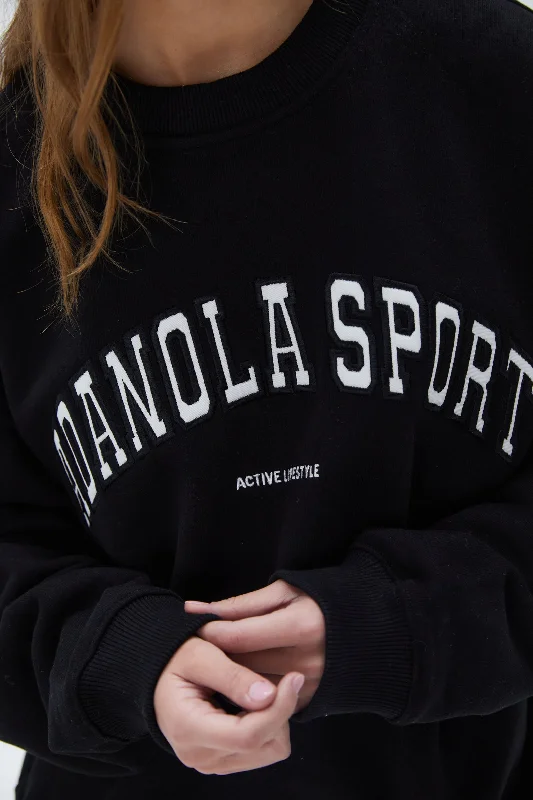 AS Oversized Sweatshirt - Black