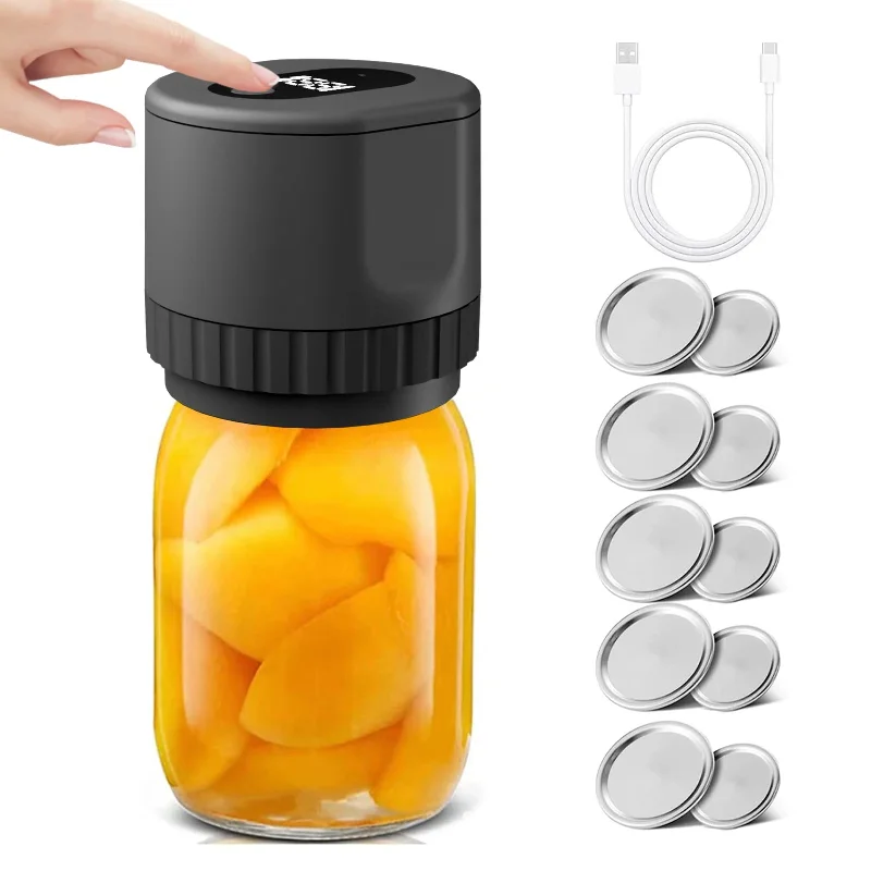 Electric Jar Vacuum Sealer Kit