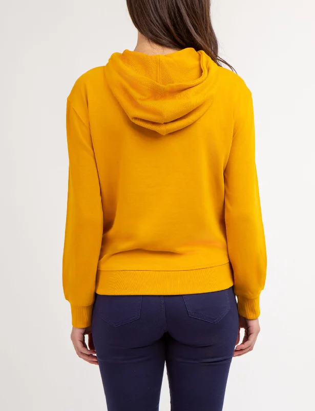 HIGH LOW MULTI TONAL LOGO HOODIE