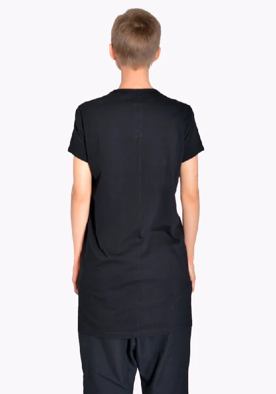 RICK OWENS RP02B6203 JA LEVEL T-SHIRT BLACK