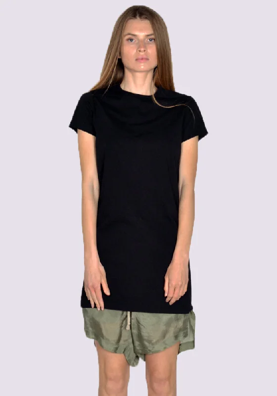 RICK OWENS WOMEN RP01C5203 JA 09 LEVEL T-SHIRT BLACK