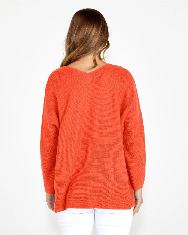 SASS Angelina Reversable Knit -RED