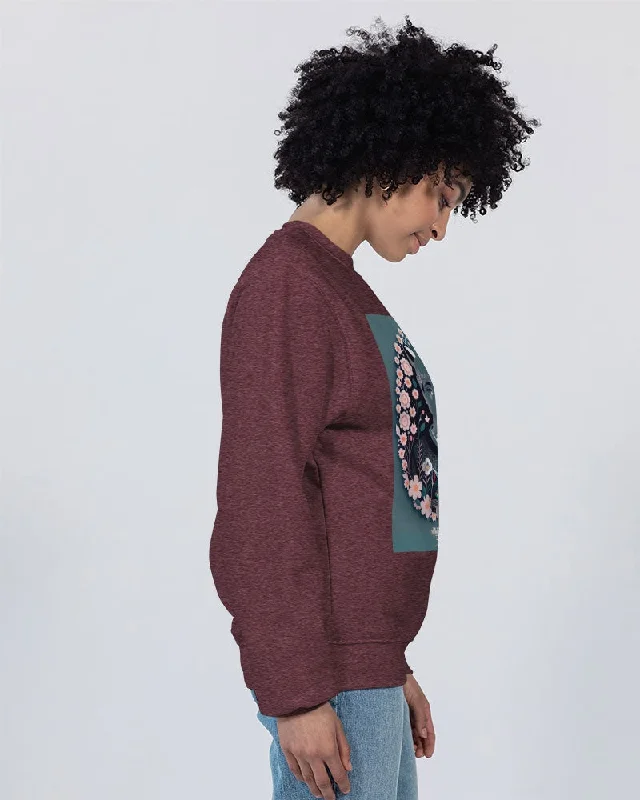 Silverfox flower Unisex Sweatshirt | Champion