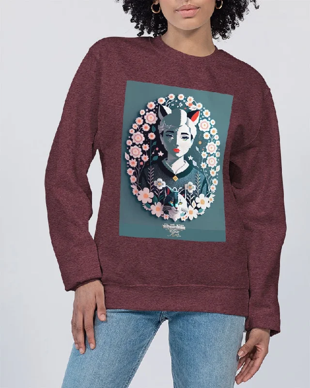 Silverfox flower Unisex Sweatshirt | Champion