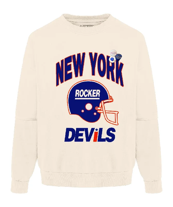 Sweatshirt roller natural ""DEVILS""