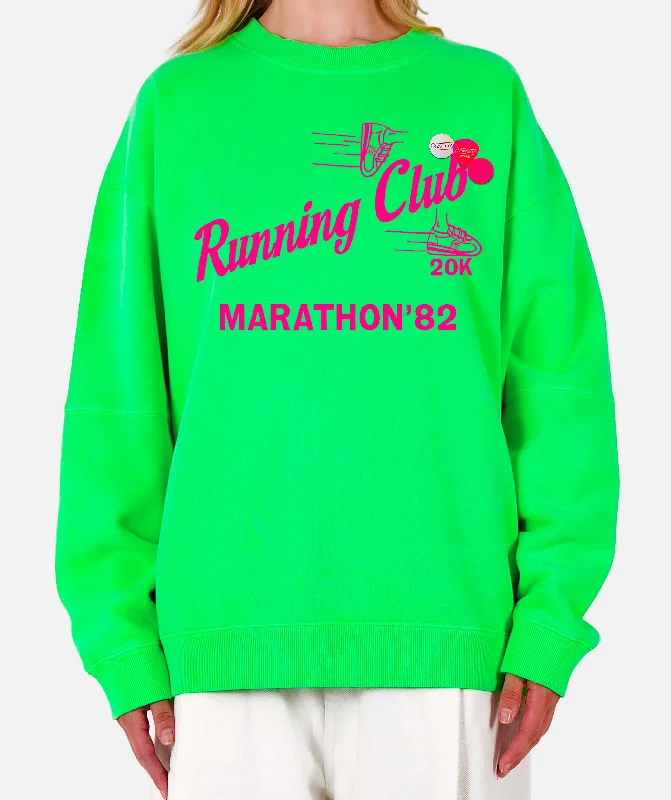 Sweatshirt roller neon green ""20K""