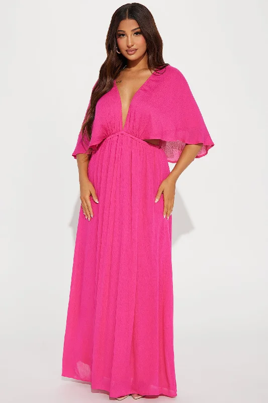 Vivienne Maxi Dress - Fuchsia