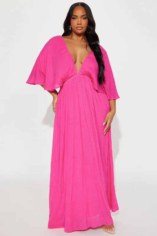 Vivienne Maxi Dress - Fuchsia