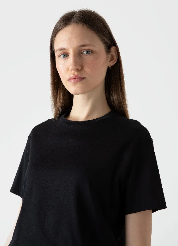 Women's Boy Fit T-shirt in Black