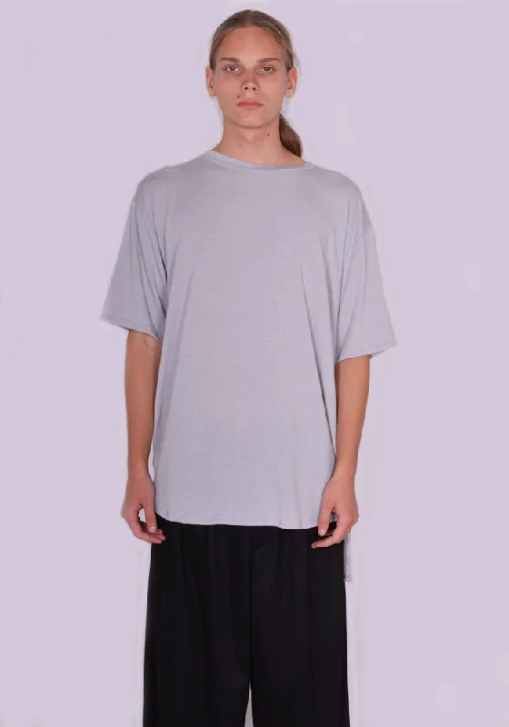 YUIKI SHIMOJI OVERSIZE T-SHIRT LIGHT GREY