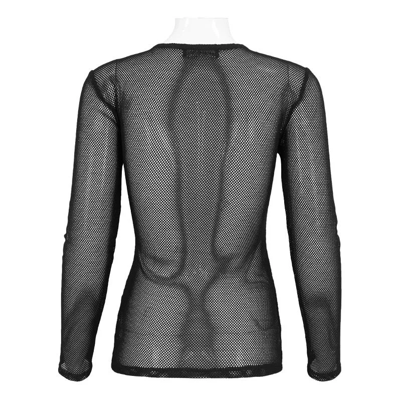 UNISEX Chemical X Mesh Long Sleeve Top