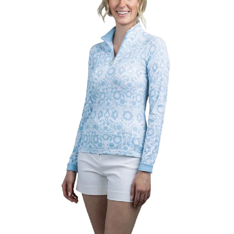 Kastel Denmark All Over Floral Long Sleeve Top