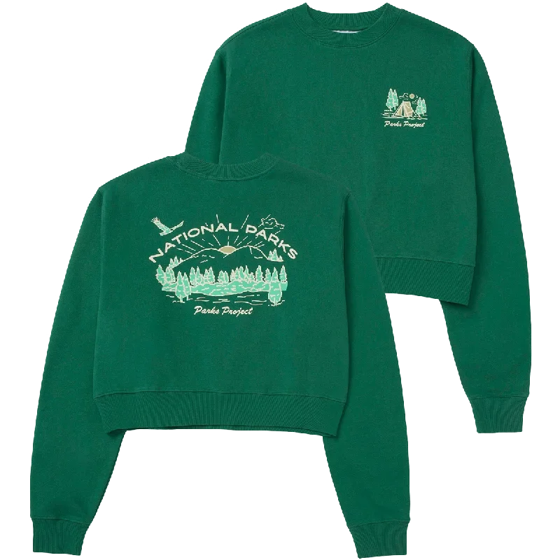 Women's National Parks Sunrise Cropped Crew